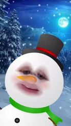 Preview for a Spotlight video that uses the Winter Snowman Lens