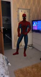 Preview for a Spotlight video that uses the Spiderman Dancing Lens