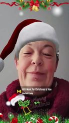Preview for a Spotlight video that uses the Christmas santahat Lens