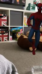 Preview for a Spotlight video that uses the Spiderman Dancing Lens