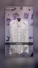In this short clip, fashion influencer EKO〽️ showcases a beautifully crafted white kurta. The garment features intricate floral embroidery and delicate eyelet detailing, displayed elegantly on a hanger against a branded backdrop. The accompanying audio suggests a lively, celebratory mood, enhancing the presentation of this stylish piece. by @launderra with Haii pampii oo 😁😂 by CediBastos