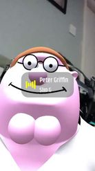 Preview for a Spotlight video that uses the Peter griffin 3d Lens