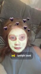 Preview for a Spotlight video that uses the Face Mask Lens