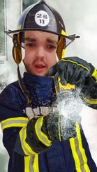 Preview for a Spotlight video that uses the Firefighter Lens