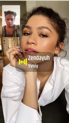 Preview for a Spotlight video that uses the Facetime Zendaya Lens