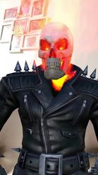 Preview for a Spotlight video that uses the Ghost Rider Fire Lens