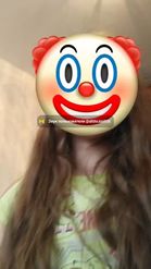 Preview for a Spotlight video that uses the clown face Lens