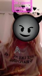 Preview for a Spotlight video that uses the Emoji Devil Face Lens