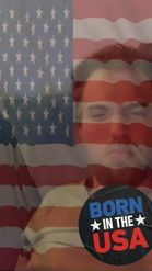Preview for a Spotlight video that uses the USA Flag Lens
