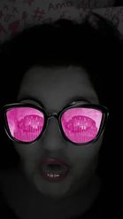 Preview for a Spotlight video that uses the Pink Glasses Lens