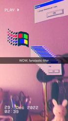 Preview for a Spotlight video that uses the Vaporwave Lens
