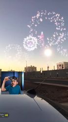 Preview for a Spotlight video that uses the Fireworks Sky Lens