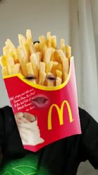 Preview for a Spotlight video that uses the Fries mcdonalds Lens