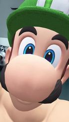 Preview for a Spotlight video that uses the Buff Luigi Lens