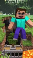 Preview for a Spotlight video that uses the steve minecraft Lens