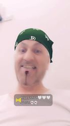 Preview for a Spotlight video that uses the Beard and Bandana Lens