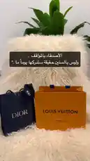 A stylish display of luxury shopping bags from Dior and Louis Vuitton rests on a plush, cream-colored sheepskin rug. The elegant setup, accented by a vibrant green plant in the background, creates a chic and aspirational scene perfect for fashion enthusiasts and those interested in lifestyle content. by @bbbbb with Happy Birthday (Soft Piano) by Piano Tunes