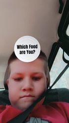 Preview for a Spotlight video that uses the Which Food are You? Lens
