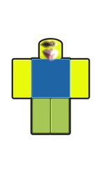 Preview for a Spotlight video that uses the Roblox Noob Face Lens