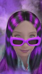 Preview for a Spotlight video that uses the Purple Color Stripes  Lens