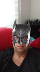Preview for a Spotlight video that uses the BAT MAN MASK Lens