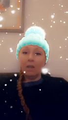 Preview for a Spotlight video that uses the Winter Hat Lens
