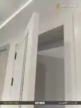 Watch this step-by-step interior door installation process showcasing sleek white doors with black trim, perfect for modern homes. See how الهيكل الثابت للمقاولات creates clean lines and contemporary style. Ideal for DIY inspiration or professional renovation ideas. by @fixedstructure with original sound