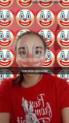 Preview for a Spotlight video that uses the Clown Check Lens