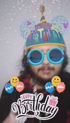Preview for a Spotlight video that uses the Its My Birthday Lens