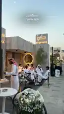 Step into the serene ambiance of Sequence Coffee in Saudi Arabia. Watch as patrons in traditional thobes and ghutras enjoy handcrafted brews under soft evening light. This modern café blends cultural heritage with contemporary design, offering a peaceful retreat perfect for coffee lovers and culture seekers alike. by @sequence-coffee with original sound
