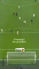 This video provides a real-time tactical analysis of pressing in Serie A football. It features a top-down view of a match where players demonstrate effective defensive strategies. The on-screen text 'Pressing? No problem.' highlights the team's proficiency in applying pressure. This clip serves as an excellent educational resource for fans and aspiring coaches looking to understand modern football tactics. by @seriea with Original Sound by Contains: MONACO - Bad Bunny