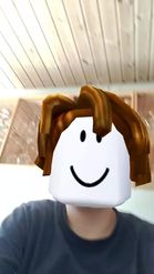 Preview for a Spotlight video that uses the roblox face 2 Lens