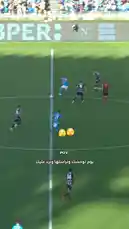 This video captures a dynamic moment from a Serie A football match, showcasing a player in a blue jersey skillfully dribbling past defenders before scoring a goal. The sequence highlights the player's agility and precision, culminating in a successful shot into the net. The crowd's excitement is palpable as the player celebrates with teammates, emphasizing the thrill of live football. by @seriea with Original Sound by seriea