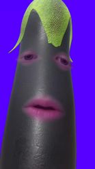 Preview for a Spotlight video that uses the Eggplant Head Lens