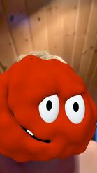 Preview for a Spotlight video that uses the Meatwad ATHF Lens