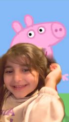 Preview for a Spotlight video that uses the pink pig Lens