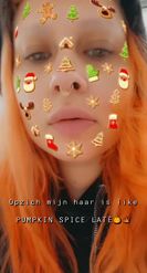 Preview for a Spotlight video that uses the Gingerbread Stickers Lens