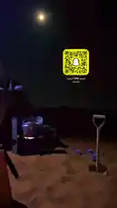 This serene nighttime scene captures a minimalist desert campsite under a bright moon. A portable stove with a pot sits ready for use, while a shovel stands planted in the sand nearby. The calm atmosphere evokes feelings of solitude and adventure, perfect for anyone dreaming of a peaceful getaway under the stars. by @s3432x with original sound