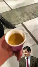 This short clip follows a humorous journey from a simple cup of tea to the bustling, illuminated streets of Mecca at night. A digital overlay of Mr. Bean adds a comedic twist to the real-world scenes of the Grand Mosque and its surrounding cityscape. by @om-5p with Original Sound by om-5p