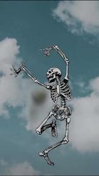 Preview for a Spotlight video that uses the Dancing Skeleton Lens