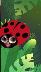 Preview for a Spotlight video that uses the Ladybug Face Lens