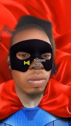Preview for a Spotlight video that uses the Superhero Lens