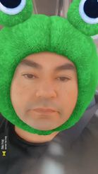 Preview for a Spotlight video that uses the Froggy Hat Lens