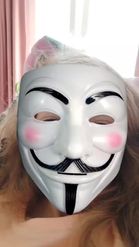 Preview for a Spotlight video that uses the hacker mask Lens