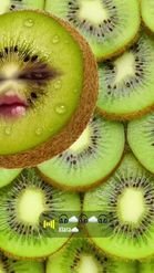 Preview for a Spotlight video that uses the kiwi fruit Lens