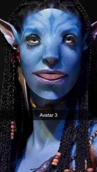 Preview for a Spotlight video that uses the Avatar Female Lens