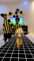 Preview for a Spotlight video that uses the 3D Tiger Walks Lens