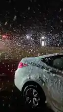 Experience the enchanting beauty of a snowfall night through a series of captivating scenes. From a car parked under the starry sky, illuminated by headlights, to a joyful man embracing the snowstorm, this video captures the serene and exhilarating moments of being in the snow. Watch as the snowflakes dance in the air, creating a mesmerizing spectacle against the dark backdrop. The journey continues inside a car, where the windshield wipers clear the path, revealing the stunning winter landscape. This video is a perfect blend of tranquility and excitement, showcasing the magic of a snowy night. by @super_golden7 with Original Sound by super_golden7