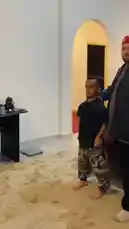 In this hilarious moment captured by Naji Al-Qaqa, a man attempts to lift another into a push-up position on a sand-covered floor. What starts as a prank quickly turns chaotic when the person being lifted loses balance and falls backward onto a sofa. The unexpected tumble creates a perfect comedic fail, showcasing a classic prank gone wrong. by @elqaq with Original Sound by elqaq