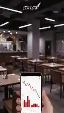 This promotional video for Directline Limited Trading & Services showcases their digital marketing capabilities. It begins with a hand holding a smartphone displaying a declining stock chart, symbolizing business struggles. The scene transitions to show the same graph now trending upwards, surrounded by animated social media engagement icons like likes and hearts. This visual metaphor effectively communicates the company's ability to turn around performance through targeted strategies. The video concludes with a clear call to action, inviting viewers to contact them via phone to 'start working together.' by @directline_rest with Original Sound by directline_rest